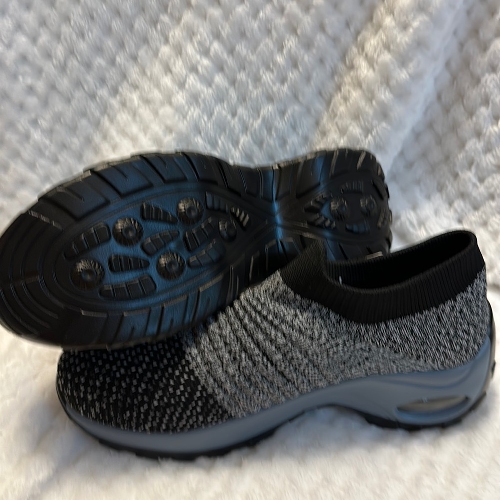 Women's Walking Shoes Sock Sneakers - Mesh Slip On Air Cushion
